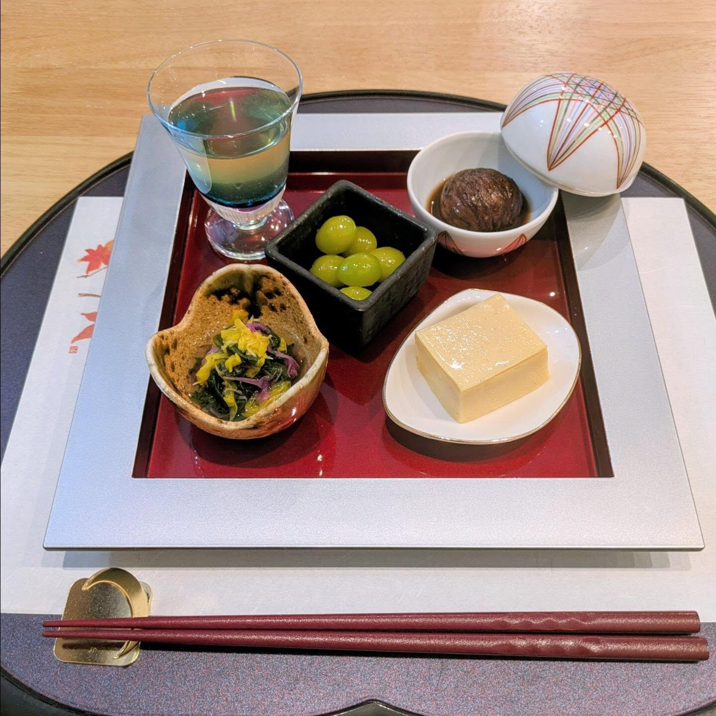 10月のコースの前菜です