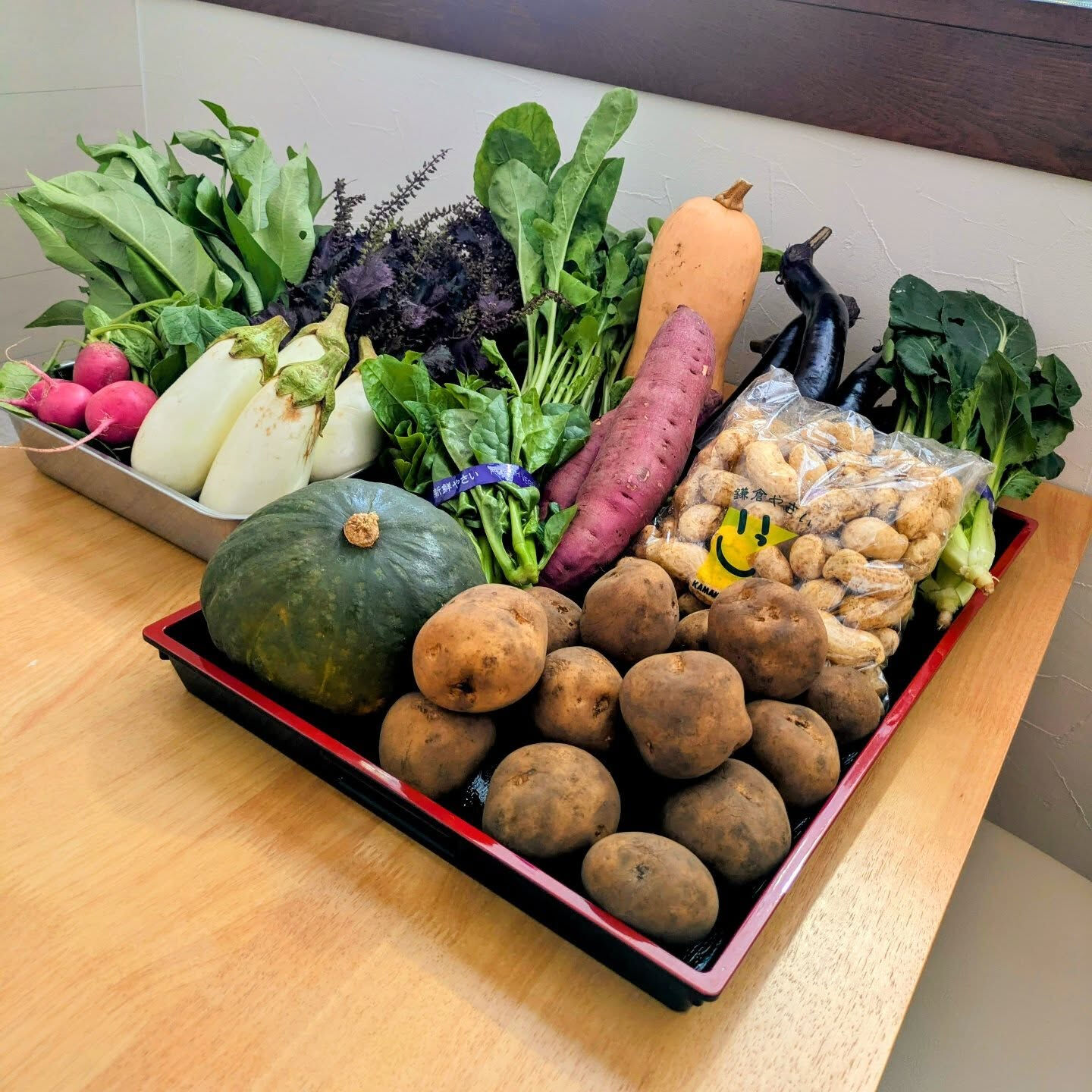 鎌倉野菜入荷しました🍆🍠🫜