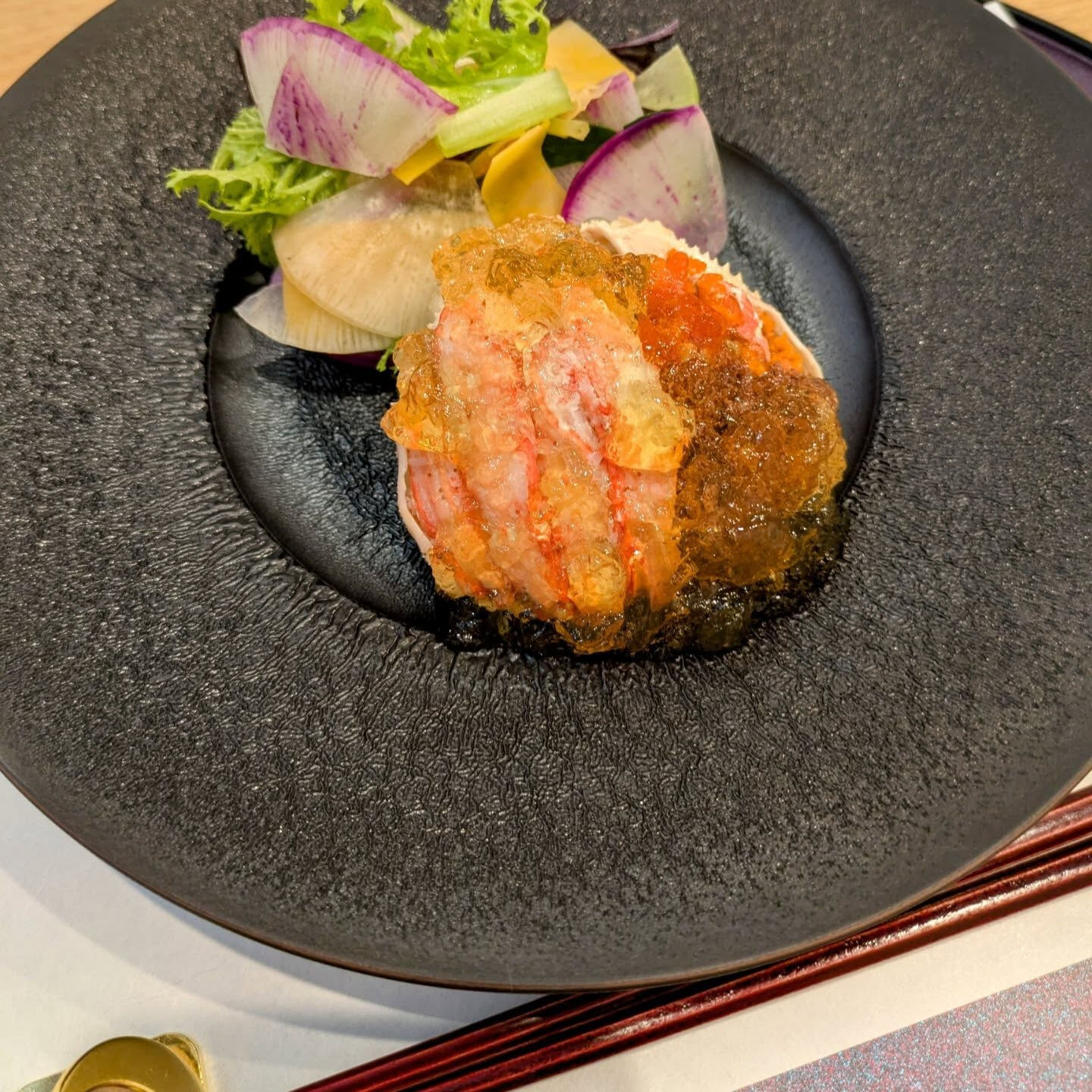 12月のコースの強肴です🦀