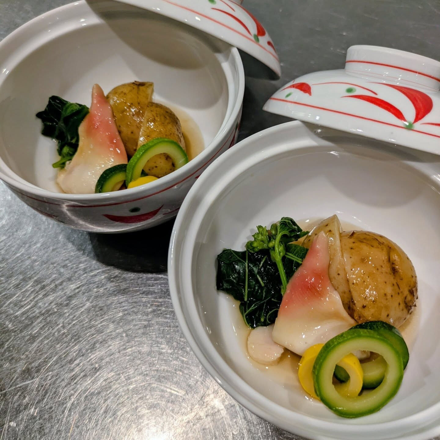 5月のコースの煮物です