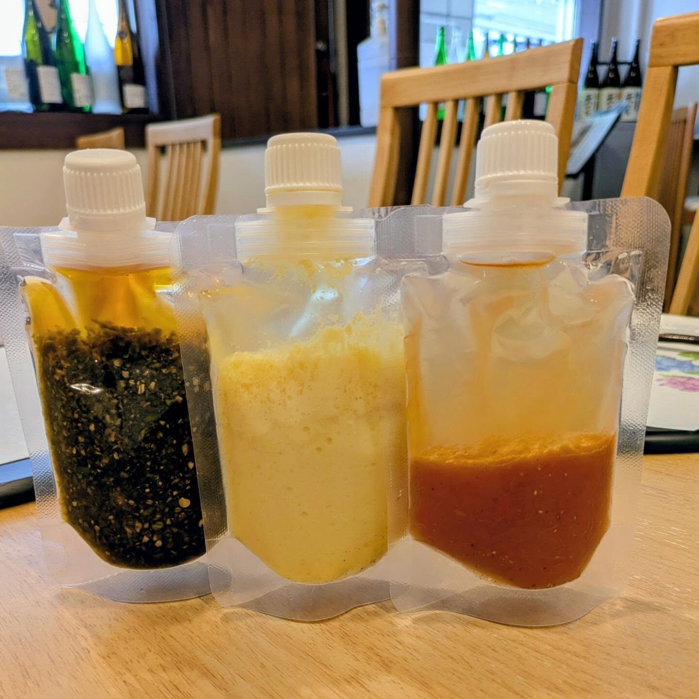 先日のイベントで好評いただいた自家製ドレッシングを本日限定で
